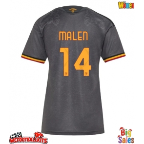 AS Roma Donyell Malen #14 Replica Third Stadium Shirt for Women 2026-27 Short Sleeve